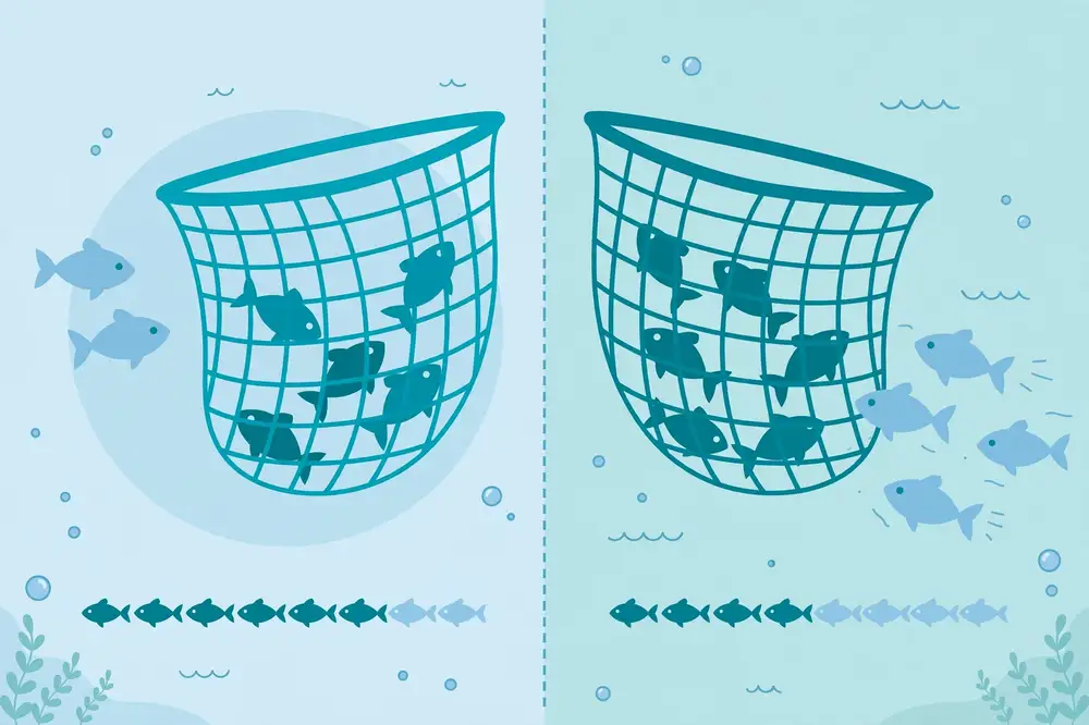 Figure 1: Precision vs recall visual metaphor