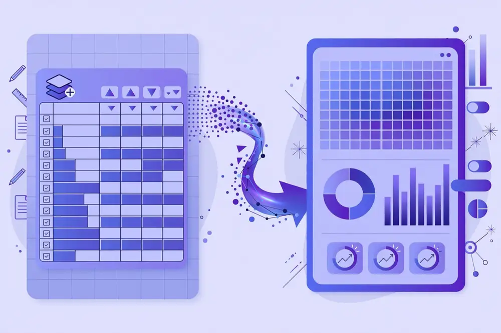 PivotTable to interactive matrix visual