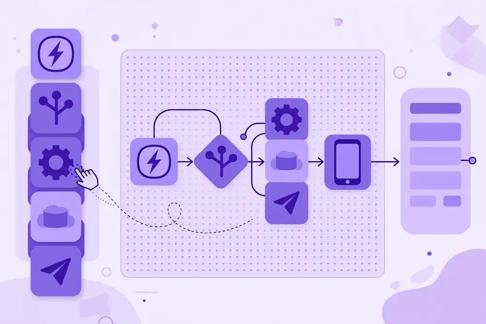 No-code visual building blocks