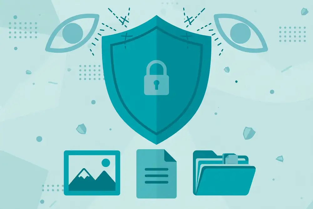 Shield protecting personal data