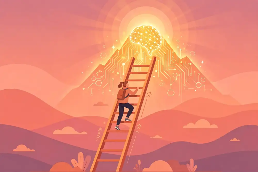 Career growth ladder toward an AI-themed summit
